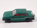 Majorette Volvo No. 230 Volvo 760 GLE Sedan Green 1/61 Scale Die Cast Toy Car Vehicle with Opening Doors