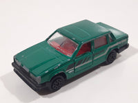 Majorette Volvo No. 230 Volvo 760 GLE Sedan Green 1/61 Scale Die Cast Toy Car Vehicle with Opening Doors