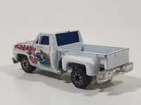 Unknown Brand Ford F-150 Truck White with Tiki God sticker Tampos Die Cast Toy Car Vehicle Hong Kong