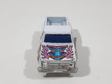 Unknown Brand Ford F-150 Truck White with Tiki God sticker Tampos Die Cast Toy Car Vehicle Hong Kong