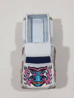 Unknown Brand Ford F-150 Truck White with Tiki God sticker Tampos Die Cast Toy Car Vehicle Hong Kong