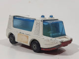 Vintage 1971 Lesney Products Matchbox Superfast Stretcha Fetcha Amphibious Ambulance Rescue White No. 46 Die Cast Toy Car Emergency Vehicle