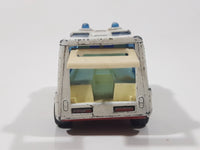 Vintage 1971 Lesney Products Matchbox Superfast Stretcha Fetcha Amphibious Ambulance Rescue White No. 46 Die Cast Toy Car Emergency Vehicle