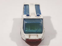 Vintage 1971 Lesney Products Matchbox Superfast Stretcha Fetcha Amphibious Ambulance Rescue White No. 46 Die Cast Toy Car Emergency Vehicle