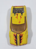 Vintage 1973 Lesney Products Matchbox Superfast No. 33 Datsun 126X Yellow and Orange Die Cast Toy Car Vehicle