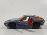 Vintage 1984 Matchbox Superfast No. 59 Porsche 928 Grey Die Cast Toy Car Vehicle with Opening Doors