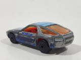 Vintage 1984 Matchbox Superfast No. 59 Porsche 928 Grey Die Cast Toy Car Vehicle with Opening Doors