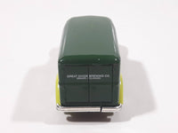 1997 Matchbox 1937 Mack Junior Green and Lime Green Great Divide Brewing Co. Arapahoe Amber Ale Die Cast Toy Car Vehicle