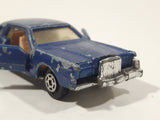 Vintage Yatming No. 1052 Ford Continental Mark IV Dark Blue Die Cast Toy Car Vehicle with Opening Doors