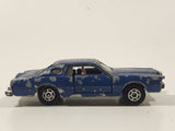 Vintage Yatming No. 1052 Ford Continental Mark IV Dark Blue Die Cast Toy Car Vehicle with Opening Doors