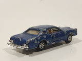 Vintage Yatming No. 1052 Ford Continental Mark IV Dark Blue Die Cast Toy Car Vehicle with Opening Doors