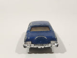 Vintage Yatming No. 1052 Ford Continental Mark IV Dark Blue Die Cast Toy Car Vehicle with Opening Doors