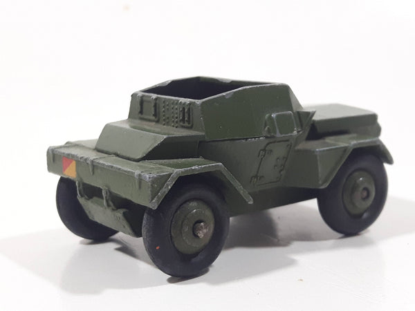 Vintage Dinky Toys Meccano Scout Car 673 Army Green Die Cast Toy Car Vehicle