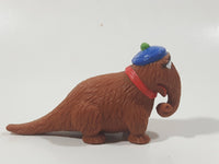 1980s Muppets Applause Sesame Street Characters Snuffleupagus with Hat PVC Toy Figure