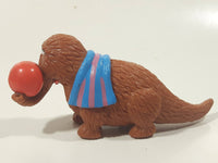 1980s Muppets Applause Sesame Street Characters Snuffleupagus with Red Ball PVC Toy Figure