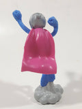 1980s Applause Muppets Super Grover 3 3/4" Tall PVC Toy Figure