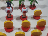 2009 Nintendo Super Mario Bros. Replacement Chess Pieces Toy Figures Full Set of 32
