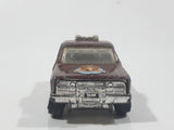 Vintage 1982 Ertl Universal Studios The Fall Guy GMC Colt Pickup Truck Lee Majors Brown 1/64 Scale Die Cast Toy Car Vehicle