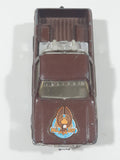Vintage 1982 Ertl Universal Studios The Fall Guy GMC Colt Pickup Truck Lee Majors Brown 1/64 Scale Die Cast Toy Car Vehicle