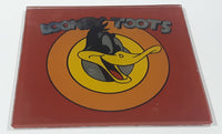 Looney Toots Daffy Duck Mirrored Glass 5 3/4" x 6 3/8"