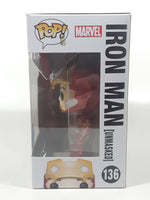 Funko Pop! Marvel Captain America Civil War #136 Iron Man Unmasked 4" Tall Toy Vinyl Bobblehead Figure New in Box