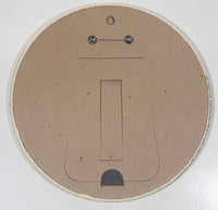 Rare 1990 Twentieth Century Fox The Simpsons Matt Groening Huge 6" Diameter Round Button Pin Picture with Fold Out Prop