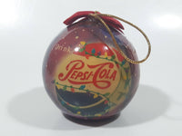 Rare Matrix Drink Pepsi Cola 3" Diameter Spherical Christmas Bulb Ornament with Red Bow