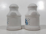 Vintage Queen Mary Long Beach California 3 1/8" Tall Ceramic Salt and Pepper Shakers Set