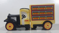 1996 The  Coca Cola Company Delivery Truck Shaped  4 1/4" Long Ceramic Salt and Pepper Shakers Set