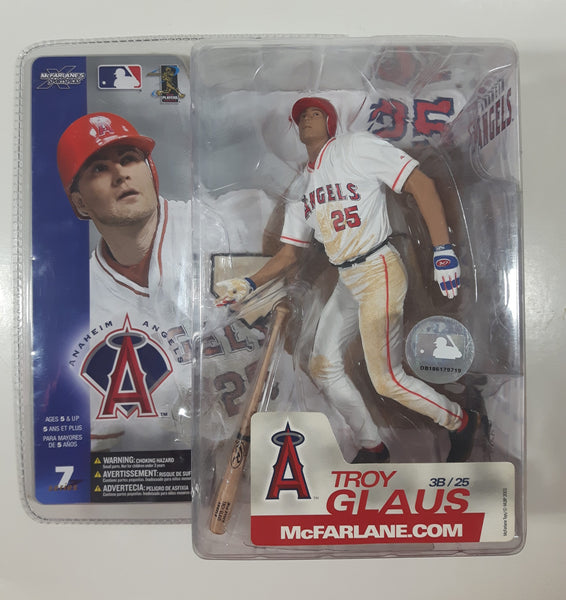 2003 McFarlane Sportspicks MLB Series 7 Anaheim Angels #25 Troy Glaus 6 3/4" Tall Toy Figure New in Package