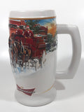 2006 Ceramarte Anheuser-Busch Budweiser Holiday Stein "Sunset At The Stables" CS670 7 1/2" Tall Ceramic Beer Stein