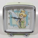 Disney Tinkerbell Battery Operated Metal Alarm Clock 5" Tall