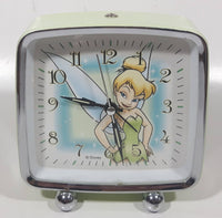 Disney Tinkerbell Battery Operated Metal Alarm Clock 5" Tall