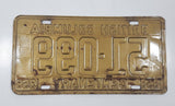 Vintage 1858 1958 Centenary British Columbia Gold with Green Letters Vehicle License Plate Tag 51 099