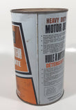 Vintage Simpsons Sears Heavy Duty Motor Oil 1 Quart 1.13 Litres Gold and White Metal Oil Coin FULL
