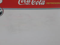 Drink Coca Cola Delicious Refreshing Fountain Service White Board Sign 13 1/2" x 15"