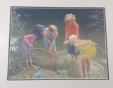 Robert Bateman "Getting to know" 11" x 14 5/8" Framed Art Print with COA