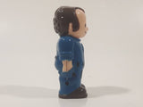 Happyland Handyman Mechanic in Blue Clothes 2 1/2" Tall Plastic Toy Figure