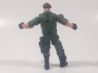 Red Beret Soldier 3 1/2" Tall Toy Action Figure