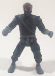 1992 Playmates TMNT Teenage Mutant Ninja Turtles Movie Star Black Foot Clan Soldier 4 1/2" Tall Toy Action Figure