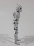 2008 Hasbro LFL Star Wars Clone Wars Clone Trooper Standard White 4" Tall Toy Action Figure