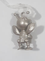 Bug Band Paratroopers Silver Flying Bug Insect with Drum Parachute Attachment 1 3/8" Tall Toy Figure