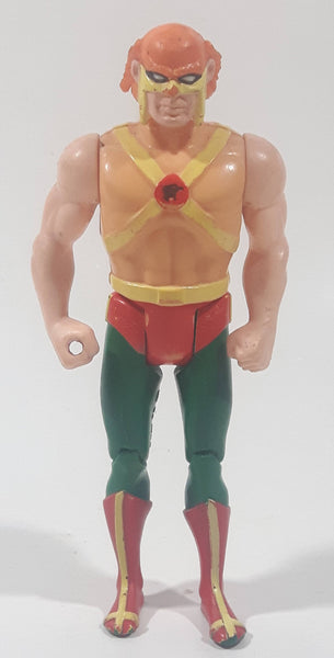 Vintage 1984 DC Comics Hawkman 4 3/4" Tall Toy Action Figure Broken Helmet Wings and No Wings