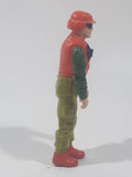 Vintage 1988 Hasbro G.I. Joe Skidmark Desert Fox Driver 3 3/4" Tall Toy Action Figure