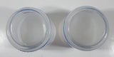 Mobil Seattle Seahawks NFL Football Team 4" Tall Frosted Glass Cups Set of 2