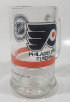 1993 Cutler Brands Philadelphia Flyers NHL Ice Hockey Team 5 1/2" Tall Glass Beer Mug Cup