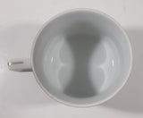 Vintage Walt Disney Productions Disneyland 3 1/4" Tall White with Gold Trim Porcelain Coffee Mug Cup