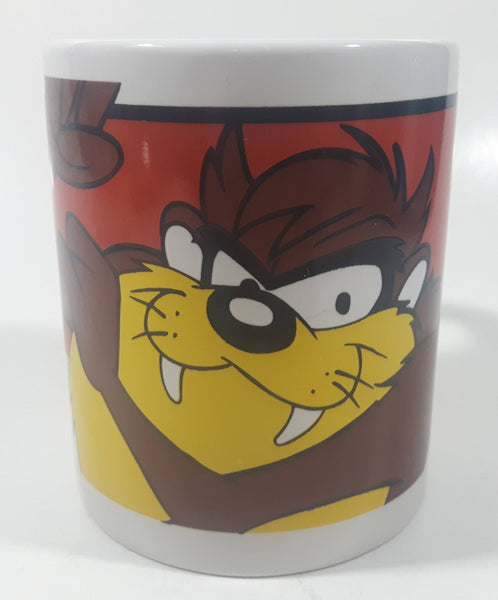 2003 Gibson Warner Bros Looney Tunes Taz Tasmanian Devil Cartoon Character Ceramic Coffee Mug Television Collectible