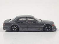 Unknown Brand Dark Grey 1/64 Scale Die Cast Toy Car Vehicle