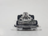 Vintage 1977 Stunt Squad Chrome Base Die Cast Toy Car Vehicle Made in Hong Kong